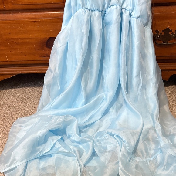 Wild Fable Light Blue Midi Dress - Picture 6 of 10